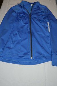 Womens Under Armour Running Blue Pullover Track Jacket Size Medium